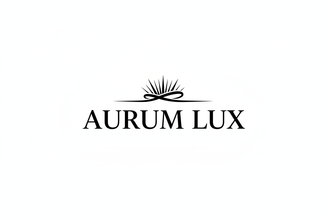 aurum lux logotipo preto