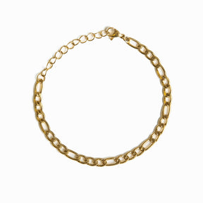 Pulseira em Elos Banhado a Ouro 18k