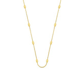 Colar com Detalhes de Bolas Banhado a Ouro 18K