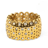 Anel Largo com Zircônia