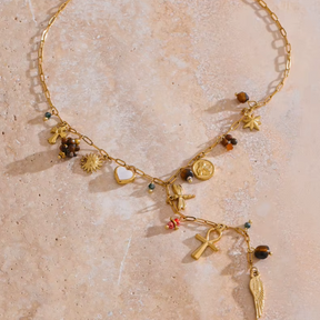 Colar Mix Fayra Banhado a Ouro 18K