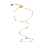 Pulseira de Dedocom Zircônia Banhado a Ouro 18K