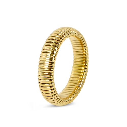 Anel Minimalista Banhado a Ouro 18K