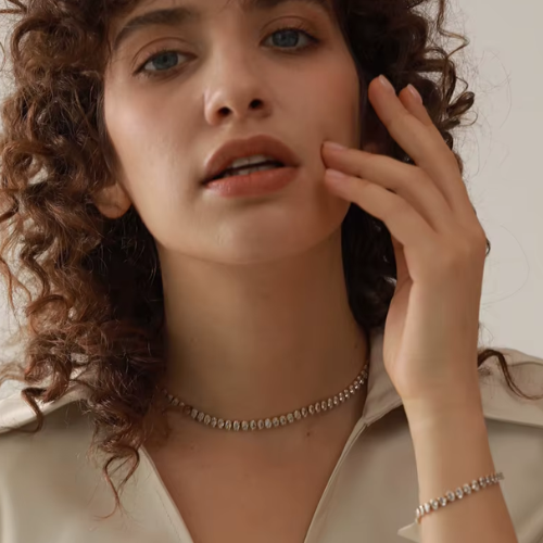 Pulseira Riviera Banhado em Ouro 18k