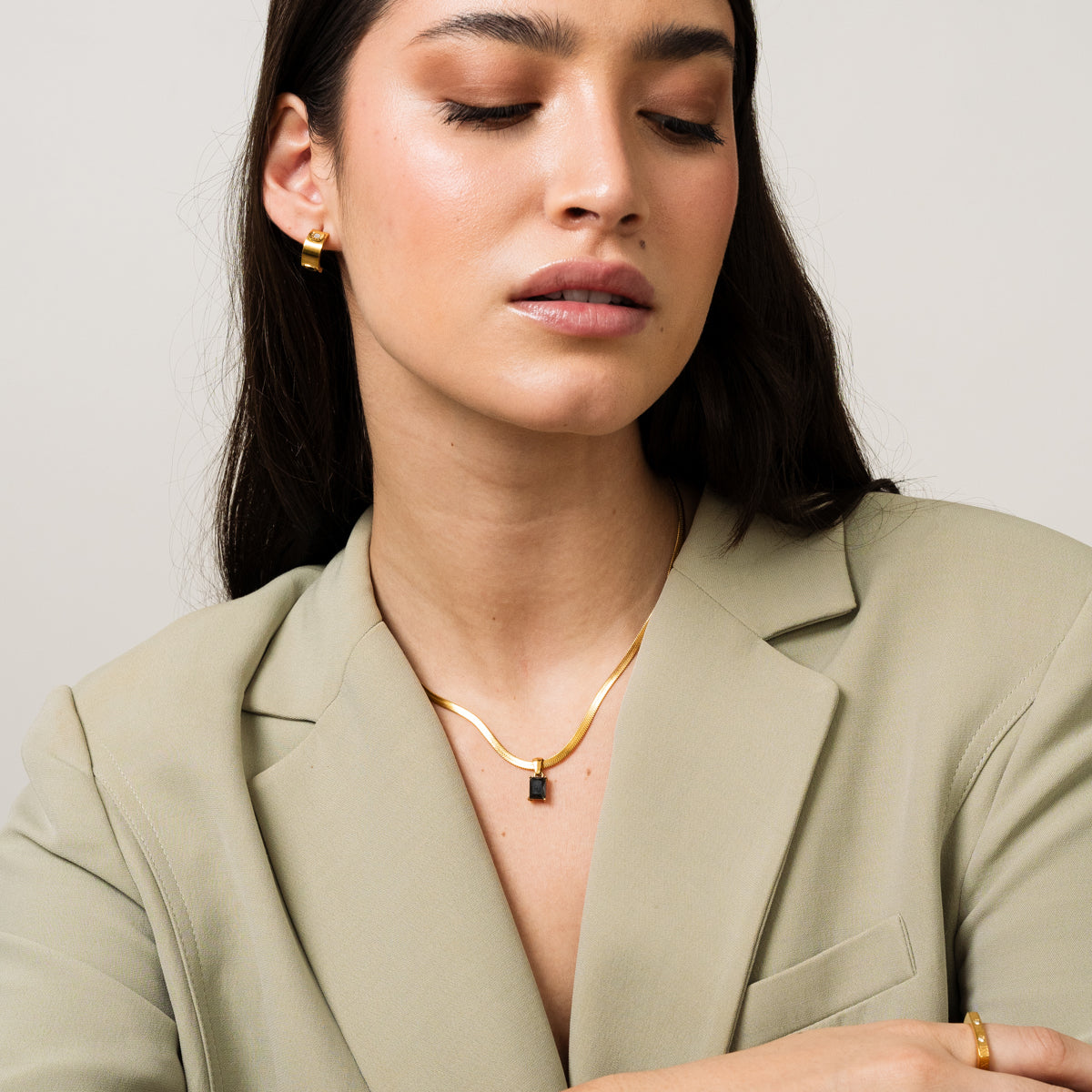 Colar Cobra com Pingente Perugia