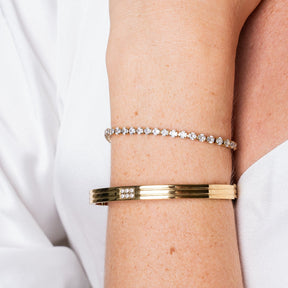 Pulseira Delicada com Zircônia