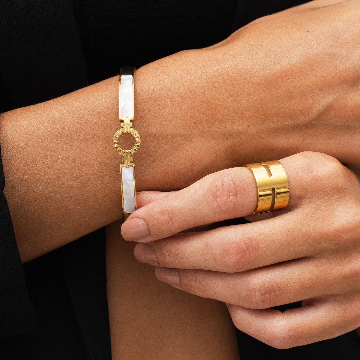 Anel Lavi Banhado a Ouro 18k