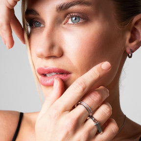 Anel Base Reta Prata