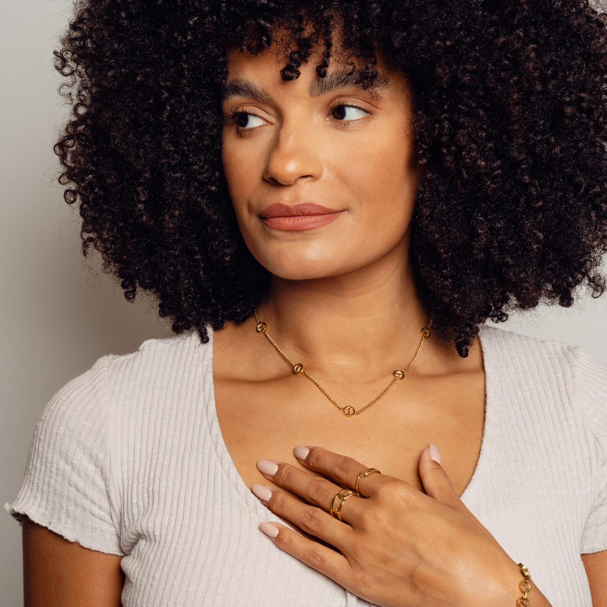 Colar Mirelié Banhado a Ouro 18K