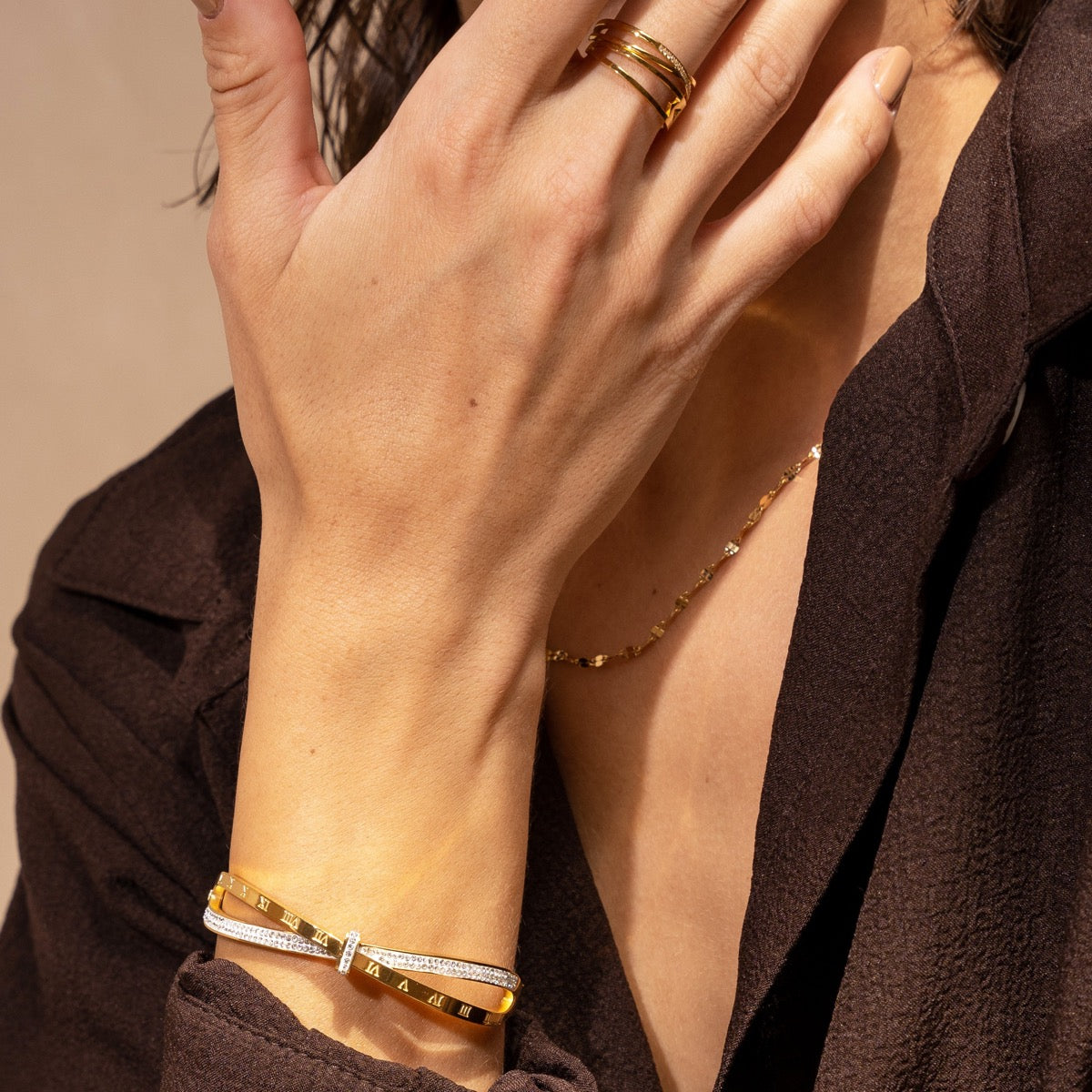 Colar Lunara Banhado Ouro 18K