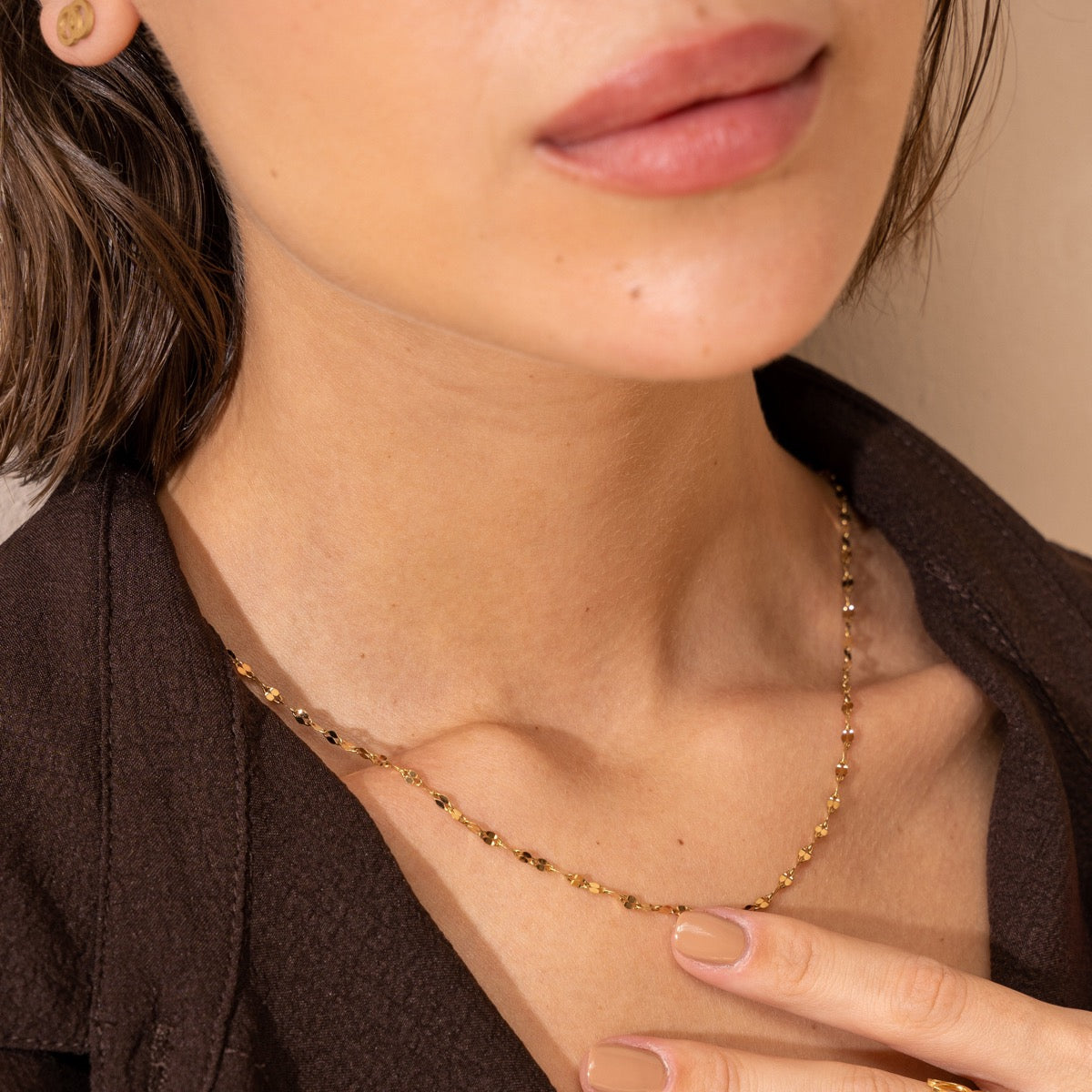 Colar Lunara Banhado Ouro 18K